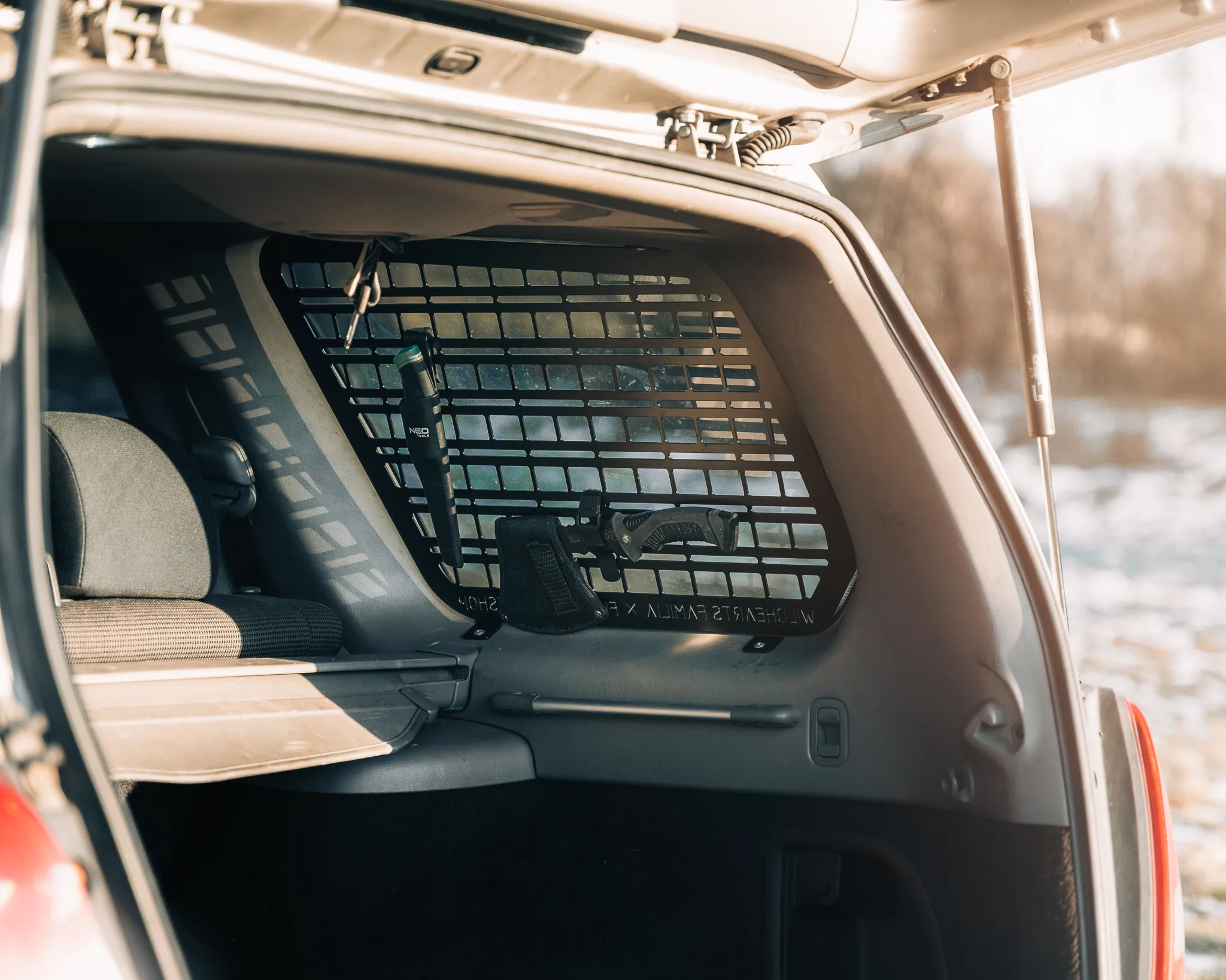 MOLLE Rear Cargo Window Panels for Subaru Forester
